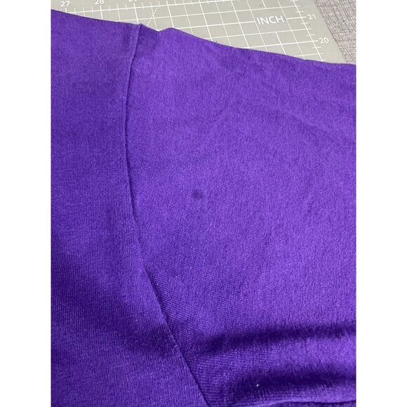 Vintage Utah Jazz NBA Logo 7 T-Shirt Purple Large 90s Graphic Tee - Picture 5 of 9